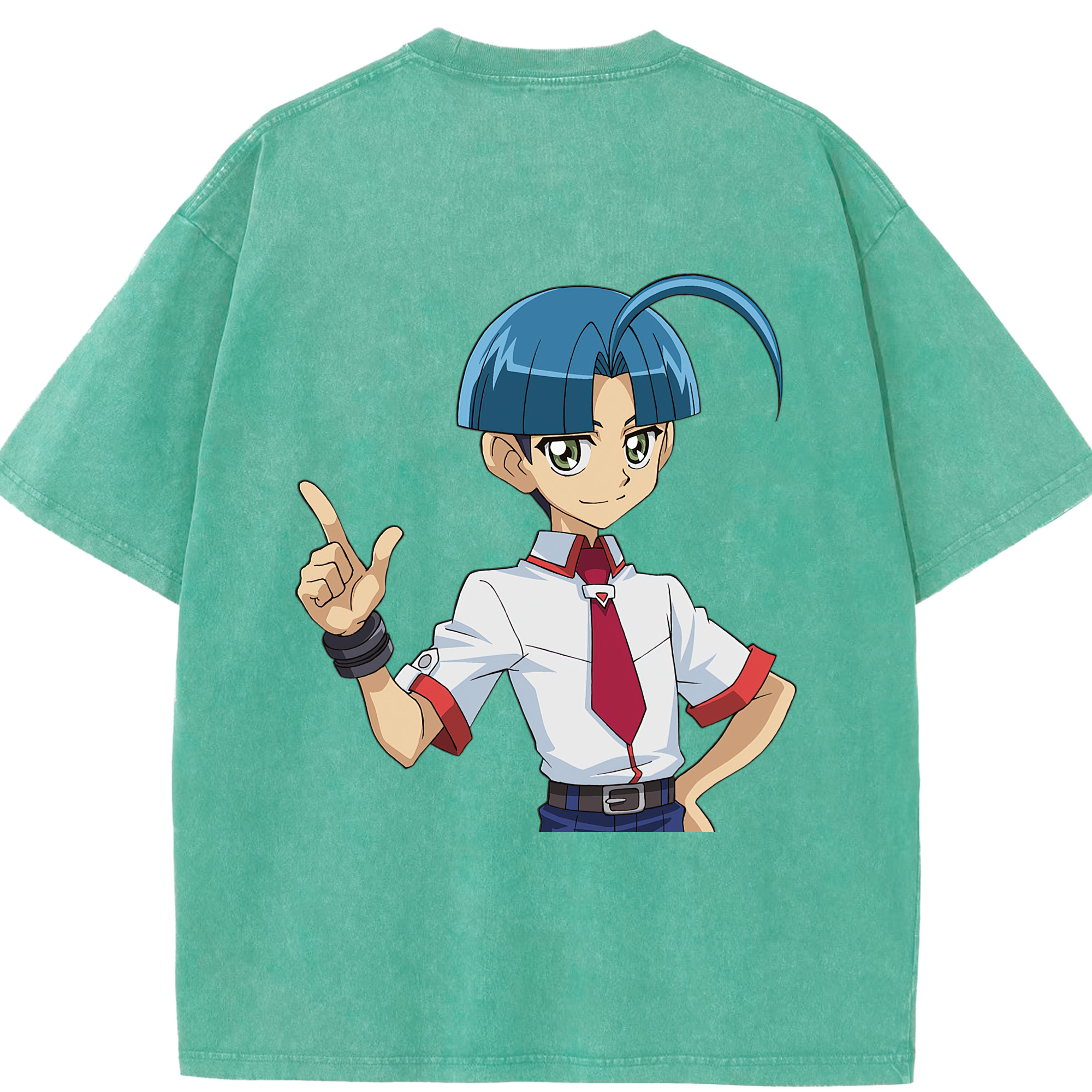 （画像用） 遊☆戯☆王 Yu-Gi-Oh! 綿100% ヴィンテージ風 半袖Tシャツ（背面プリント）